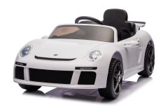 12V Porsche 911 RUF Blanc Sous License – Voiture Electrique Pour Enfants
