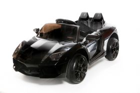 Roadster 12V Style Lambo Noire - Voiture Electrique Pour Enfants