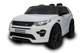 12V Land Rover Discovery HSE Sport sous licence Blanc