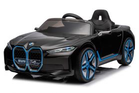 12V BMW i4  Noire Sous License – Voiture Electrique Pour Enfants