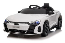12V Audi RS E-Tron GT Blanc Sous License – Voiture Electrique Pour Enfants