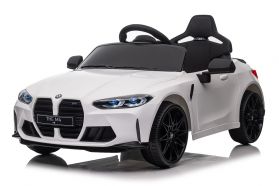 12V BMW M4 Competition Blanc Sous License – Voiture Electrique Pour Enfants