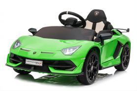 12V Lamborghini Aventador SVJ sous licence Verte