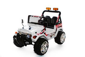 4x4 12V 2- Places Blanc - Voiture Électrique Pour Enfants