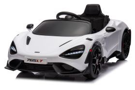 12V McLaren 765LT sous licence Blanc
