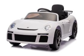 12V Porsche 911 RUF Blanc Sous License – Voiture Electrique Pour Enfants